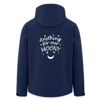 Tout pour notre Moony - Veste softshell homme en polyester recyclé Stanley/Stella - marine - Dos - AI Model Male 185 light (185cm)