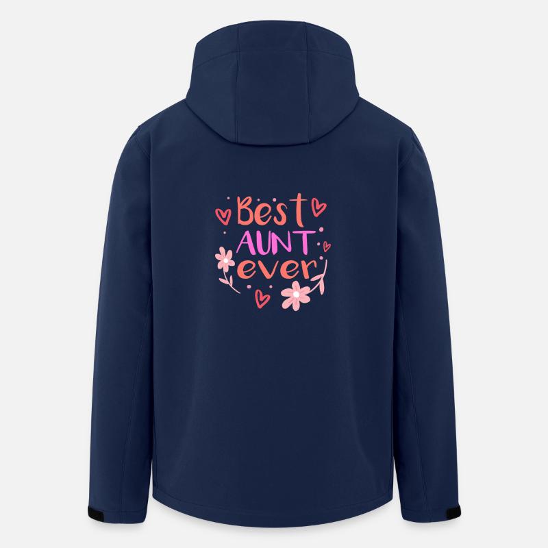 Best Aunt ever - Recycelte Männer Softshell-Jacke von Stanley/Stella - Navy