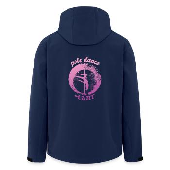 Pole dance tante - Men’s Recycled Softshell Jacket by Stanley/Stella - navy - Back - AI Model Male 185 light (185cm)