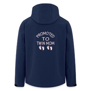 Twin Mom - Men’s Recycled Softshell Jacket by Stanley/Stella - navy - Back - AI Model Male 185 light (185cm)
