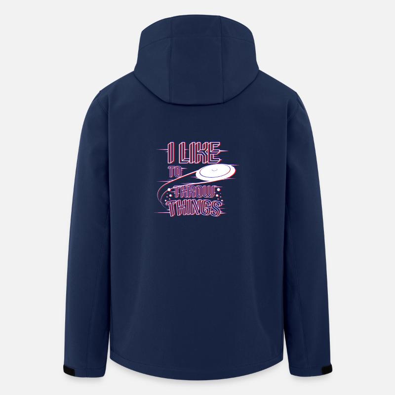Frisbee throw things - Men’s Recycled Softshell Jacket by Stanley/Stella - navy
