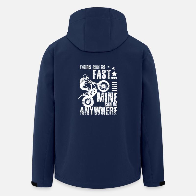 Moto trial bike - Recycelte Männer Softshell-Jacke von Stanley/Stella - Navy