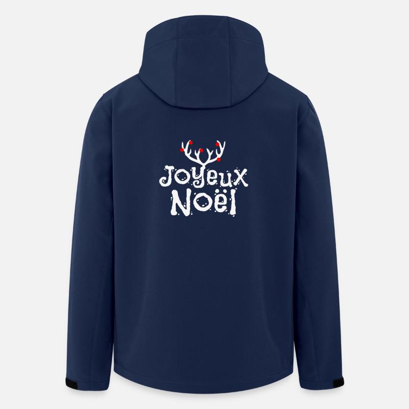 Joyeux Noel - Recycelte Männer Softshell-Jacke von Stanley/Stella - Navy