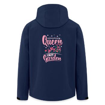 Queen of the garden - Men’s Recycled Softshell Jacket by Stanley/Stella - navy - Back - AI Model Male 185 light (185cm)