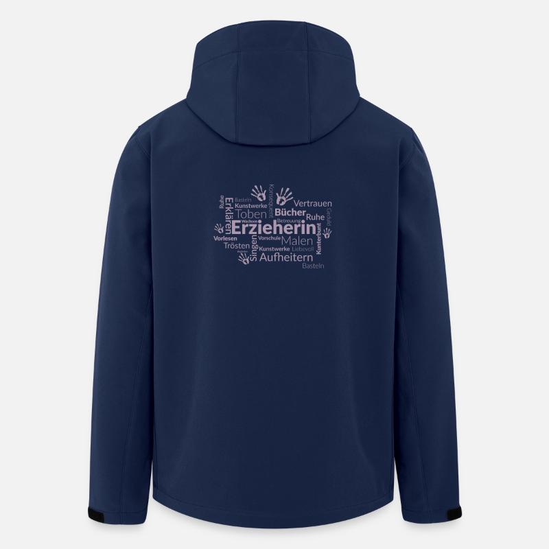 Erzieherin Komplimente - Recycelte Männer Softshell-Jacke von Stanley/Stella - Navy