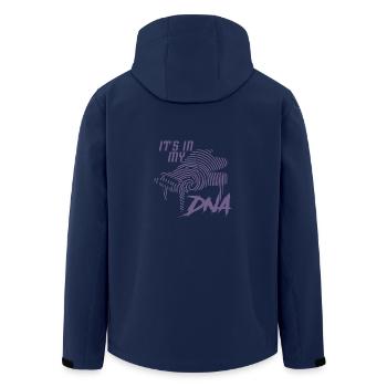 Piano Piano Design Empreinte Digitale - Veste softshell homme en polyester recyclé Stanley/Stella - marine - Dos - AI Model Male 185 light (185cm)