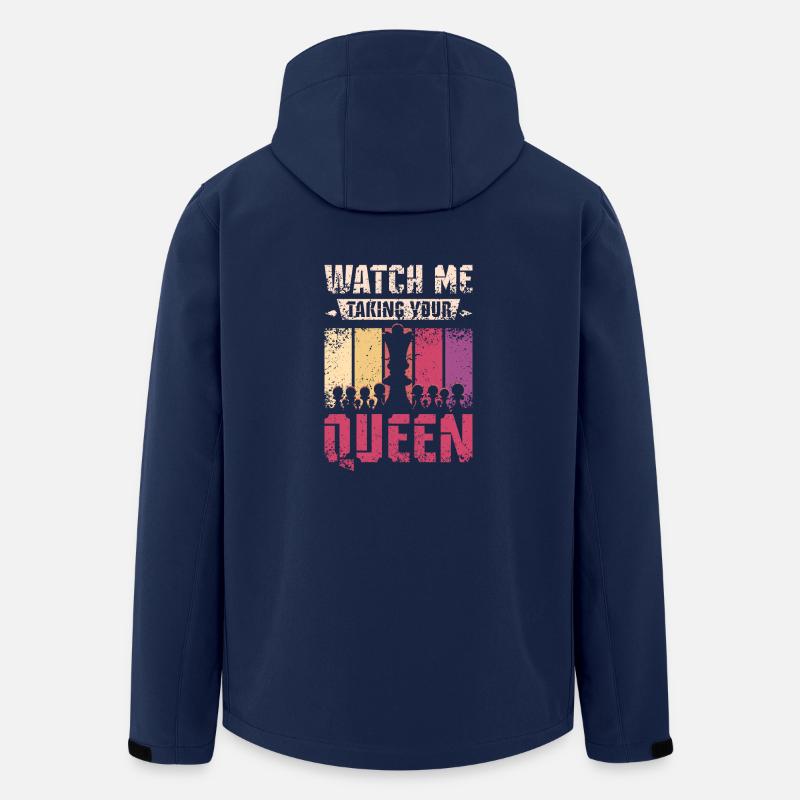 Taking your queen chess - Men’s Recycled Softshell Jacket by Stanley/Stella - navy