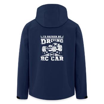 I'd rather be driving my rc car - Recycelte Männer Softshell-Jacke von Stanley/Stella - Navy - Hinten - AI Model Male 185 light (185cm)