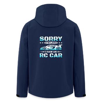 Sorry Im late I saw an rc car - Recycelte Männer Softshell-Jacke von Stanley/Stella - Navy - Hinten - AI Model Male 185 light (185cm)