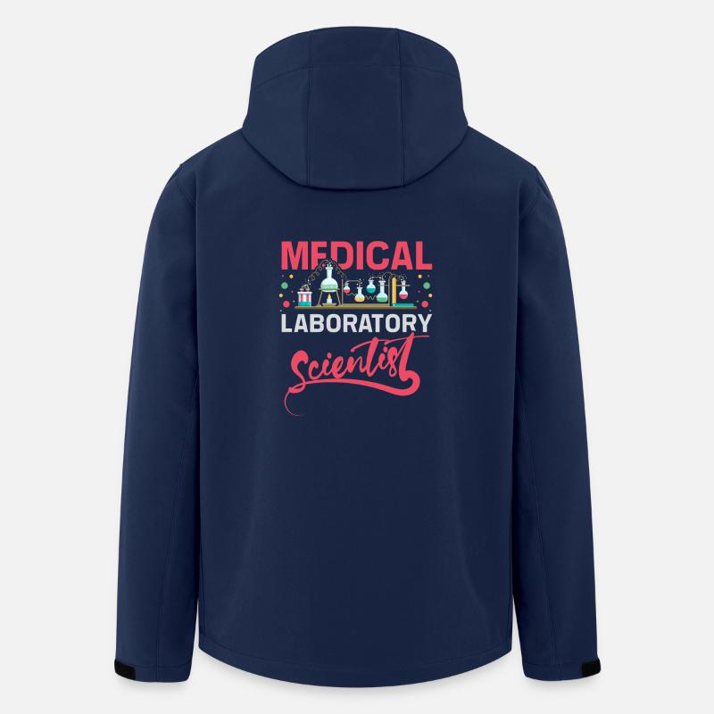 Medical laboratory sientist - Recycelte Männer Softshell-Jacke von Stanley/Stella - Navy