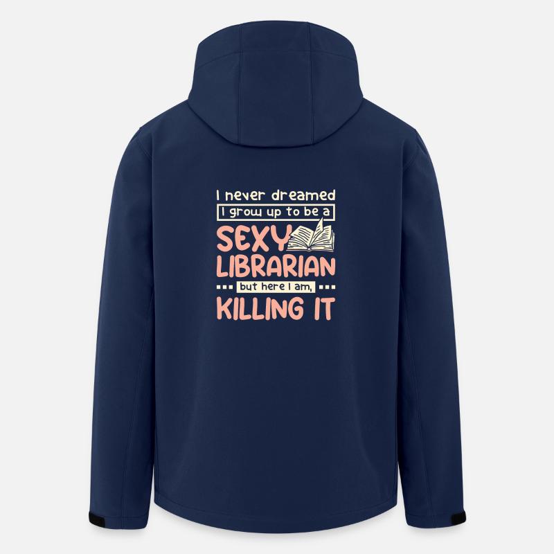 Sexy librarian - Men’s Recycled Softshell Jacket by Stanley/Stella - navy