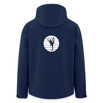 Ballerina Ballet Dancer Sunset Ballet - Men’s Recycled Softshell Jacket by Stanley/Stella - navy - Back - AI Model Male 185 light (185cm)