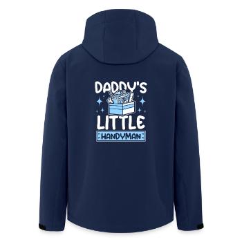 Daddy's little handyman - Men’s Recycled Softshell Jacket by Stanley/Stella - navy - Back - AI Model Male 185 light (185cm)