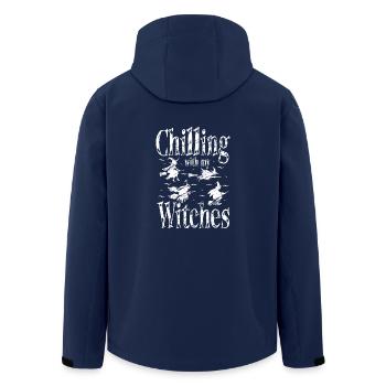 Chilling with my witches - Men’s Recycled Softshell Jacket by Stanley/Stella - navy - Back - AI Model Male 185 light (185cm)