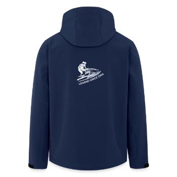 Geschenke zum Geburtstag Jahrgang 2004 Jet Ski - Recycelte Männer Softshell-Jacke von Stanley/Stella - Navy - Hinten - AI Model Male 185 light (185cm)
