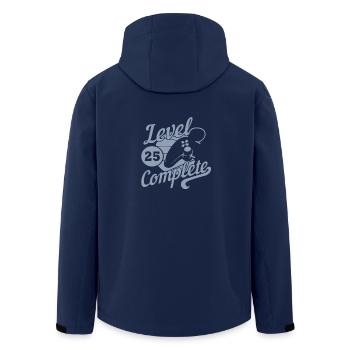 Level 25 Birthday Gamer - Men’s Recycled Softshell Jacket by Stanley/Stella - navy - Back - AI Model Male 185 light (185cm)