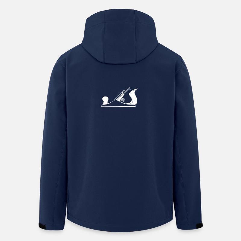 Schreiner Tool Planer Design - Men’s Recycled Softshell Jacket by Stanley/Stella - navy