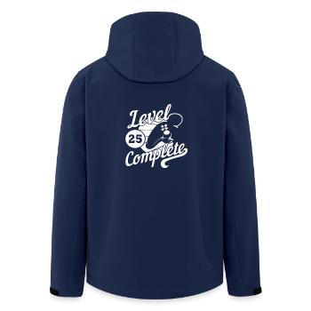 Level 25 Birthday Gamer - Men’s Recycled Softshell Jacket by Stanley/Stella - navy - Back - AI Model Male 185 light (185cm)