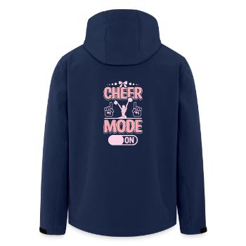 Cheerleader Cheer mode on - Recycelte Männer Softshell-Jacke von Stanley/Stella - Navy - Hinten - AI Model Male 185 light (185cm)