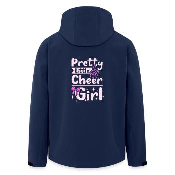 Pretty little cheer girl - Recycelte Männer Softshell-Jacke von Stanley/Stella - Navy - Hinten - AI Model Male 185 light (185cm)