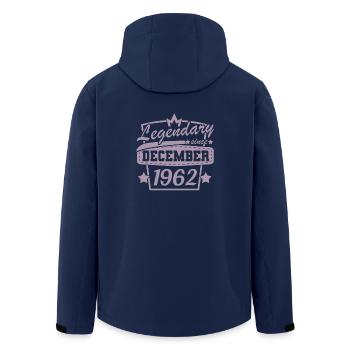 légendaire depuis décembre 1962 60 ans légendaire - Veste softshell homme en polyester recyclé Stanley/Stella - marine - Dos - AI Model Male 185 light (185cm)