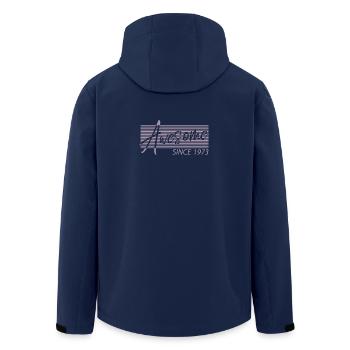 Birthday Gifts Awesome Since 1973 - Men’s Recycled Softshell Jacket by Stanley/Stella - navy - Back - AI Model Male 185 light (185cm)