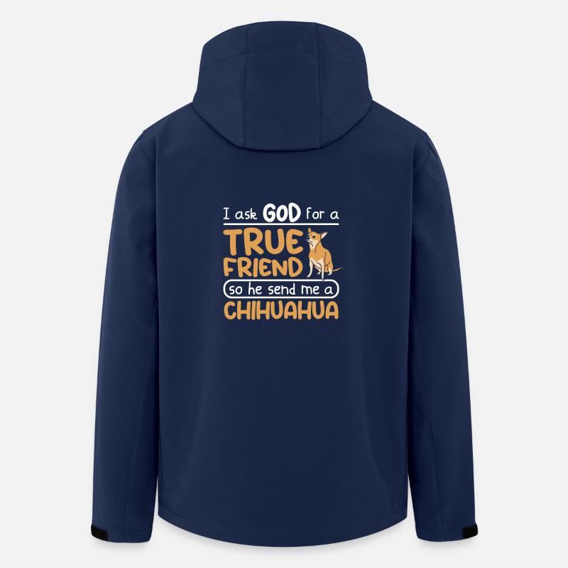 True friend dog chihuahua - Recycelte Männer Softshell-Jacke von Stanley/Stella - Navy