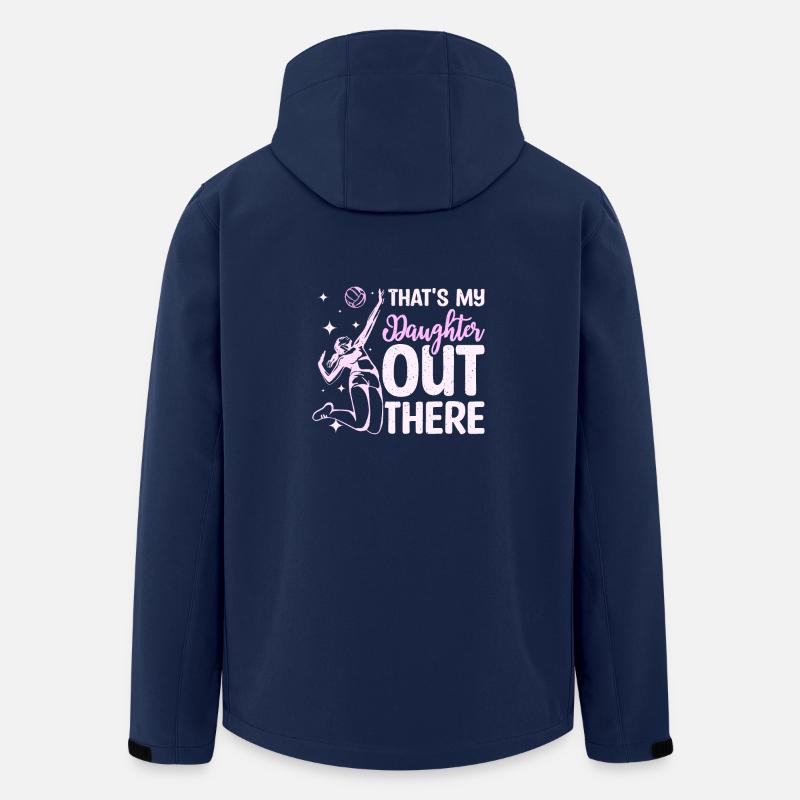 C’est ma fille là-bas - Veste softshell homme en polyester recyclé Stanley/Stella - marine