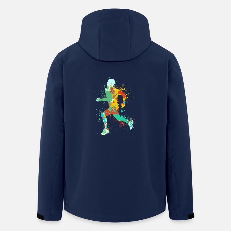 Splash Running Jogging - Veste softshell homme en polyester recyclé Stanley/Stella - marine
