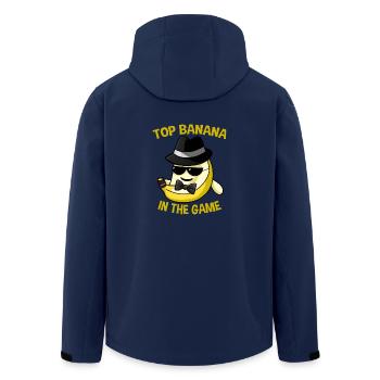 Banana Mafia Lunettes de soleil Noeud papillon haut banane dans le - Veste softshell homme en polyester recyclé Stanley/Stella - marine - Dos - AI Model Male 185 light (185cm)
