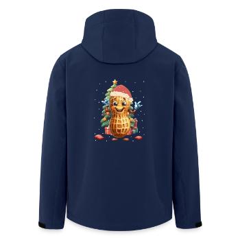 Cacahuète Père Noël Enfants Enfant Noël - Veste softshell homme en polyester recyclé Stanley/Stella - marine - Dos - AI Model Male 185 light (185cm)