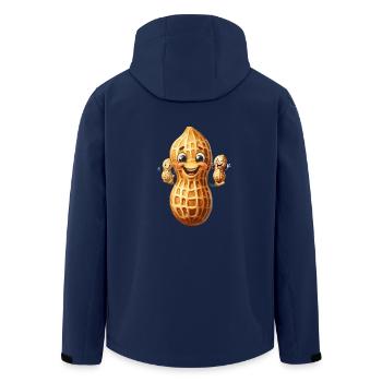Peanut Family Peanuts Nut Nuts Kids Child - Men’s Recycled Softshell Jacket by Stanley/Stella - navy - Back - AI Model Male 185 light (185cm)