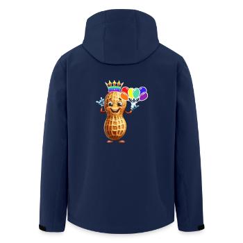 Ballons d’anniversaire LGBT Peanuts Birthday - Veste softshell homme en polyester recyclé Stanley/Stella - marine - Dos - AI Model Male 185 light (185cm)