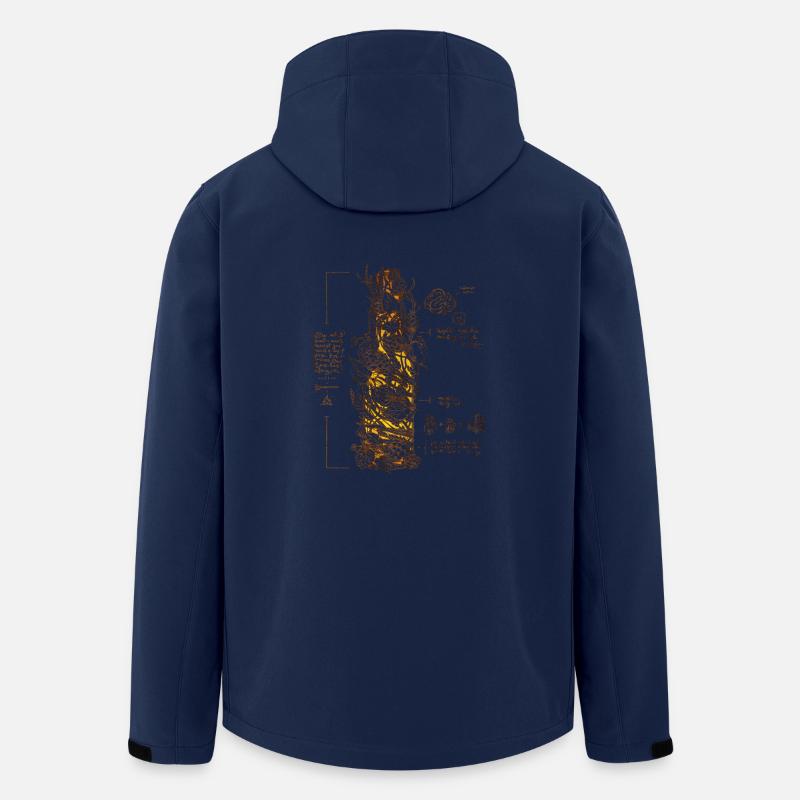 Da Vinci Beer - Recycelte Männer Softshell-Jacke von Stanley/Stella - Navy