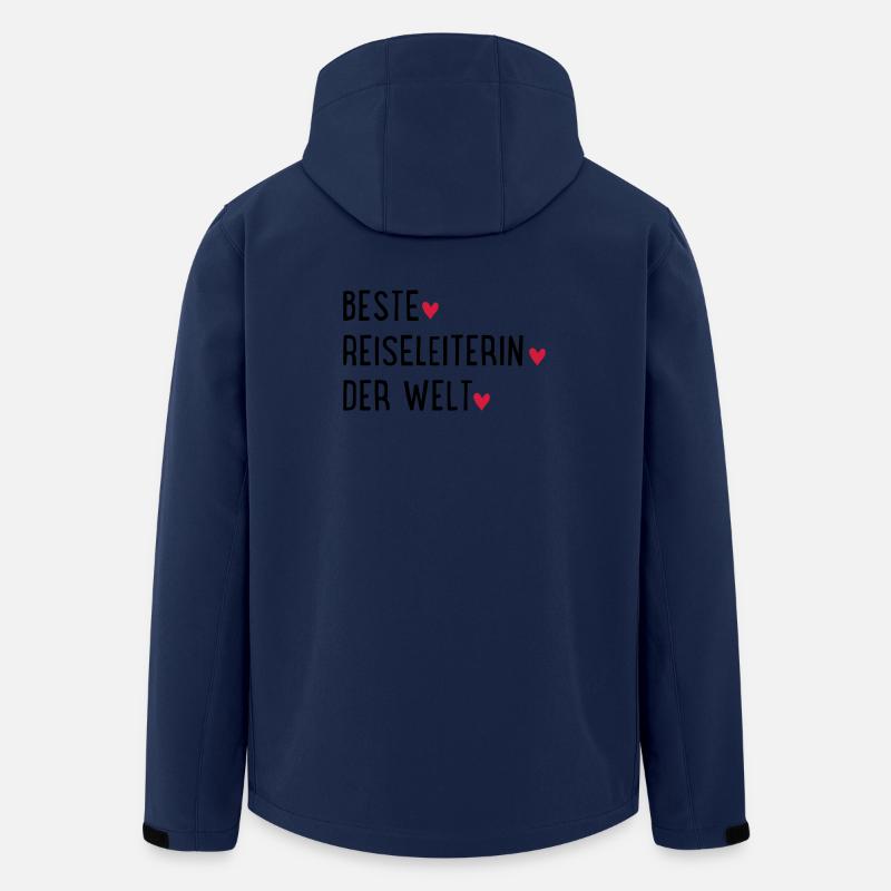 beste reiseleiterin - Recycelte Männer Softshell-Jacke von Stanley/Stella - Navy
