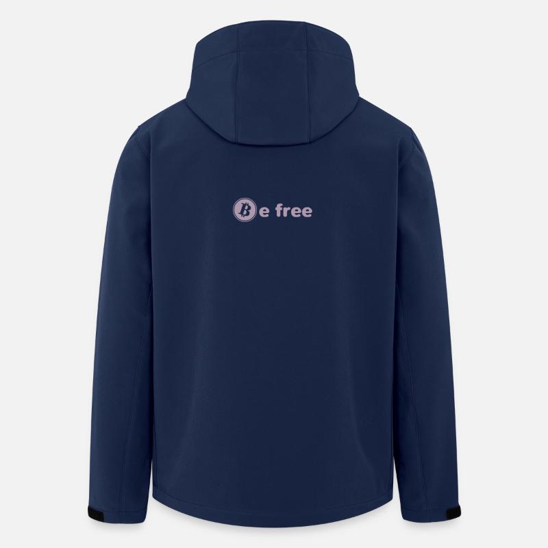 Digitales Gold sei Frei - Recycelte Männer Softshell-Jacke von Stanley/Stella - Navy
