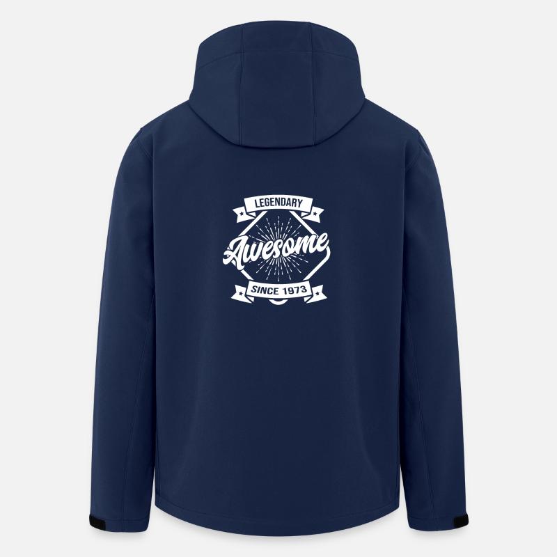 Legendary since 1973 Birthday - Men’s Recycled Softshell Jacket by Stanley/Stella - navy