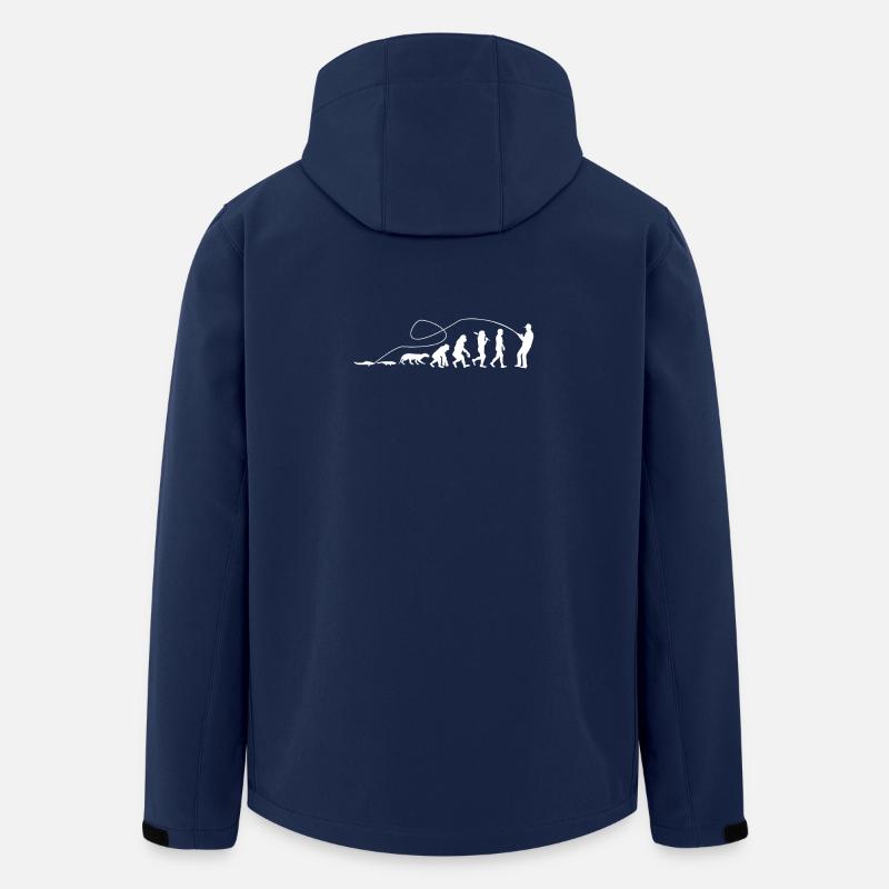 Evolution Angler TShirt - Men’s Recycled Softshell Jacket by Stanley/Stella - navy