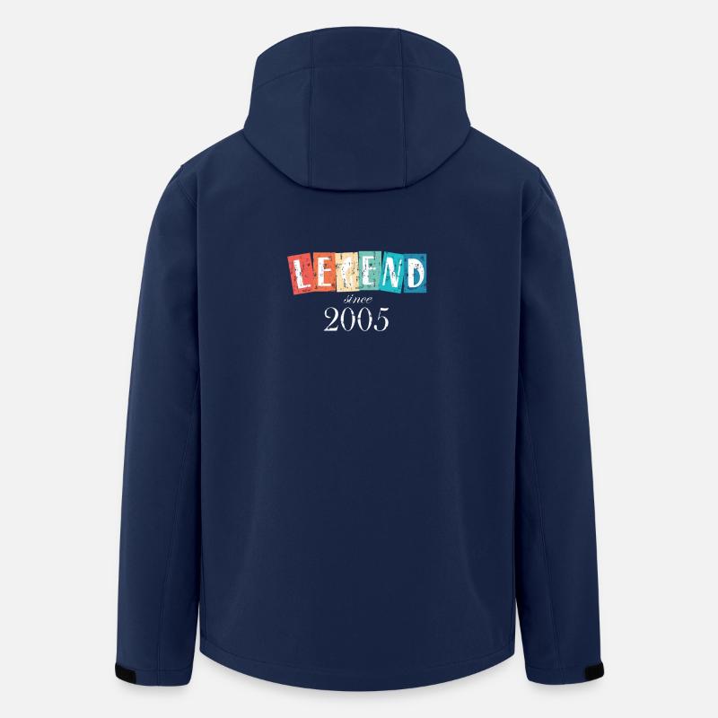 Légende depuis 2005 - Veste softshell homme en polyester recyclé Stanley/Stella - marine