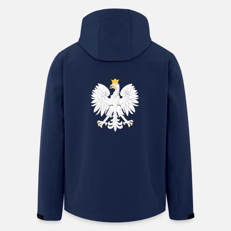 Polska Eagle - Men’s Recycled Softshell Jacket by Stanley/Stella - navy