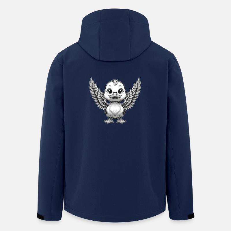Canard Ange Dessin Classique - Veste softshell homme en polyester recyclé Stanley/Stella - marine