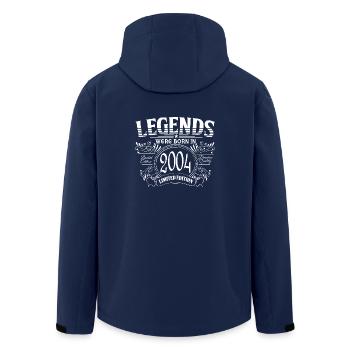 Legends were born in 2004 - Men’s Recycled Softshell Jacket by Stanley/Stella - navy - Back - AI Model Male 185 light (185cm)