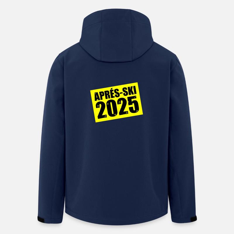 Apres Ski 2025 - Recycelte Männer Softshell-Jacke von Stanley/Stella - Navy