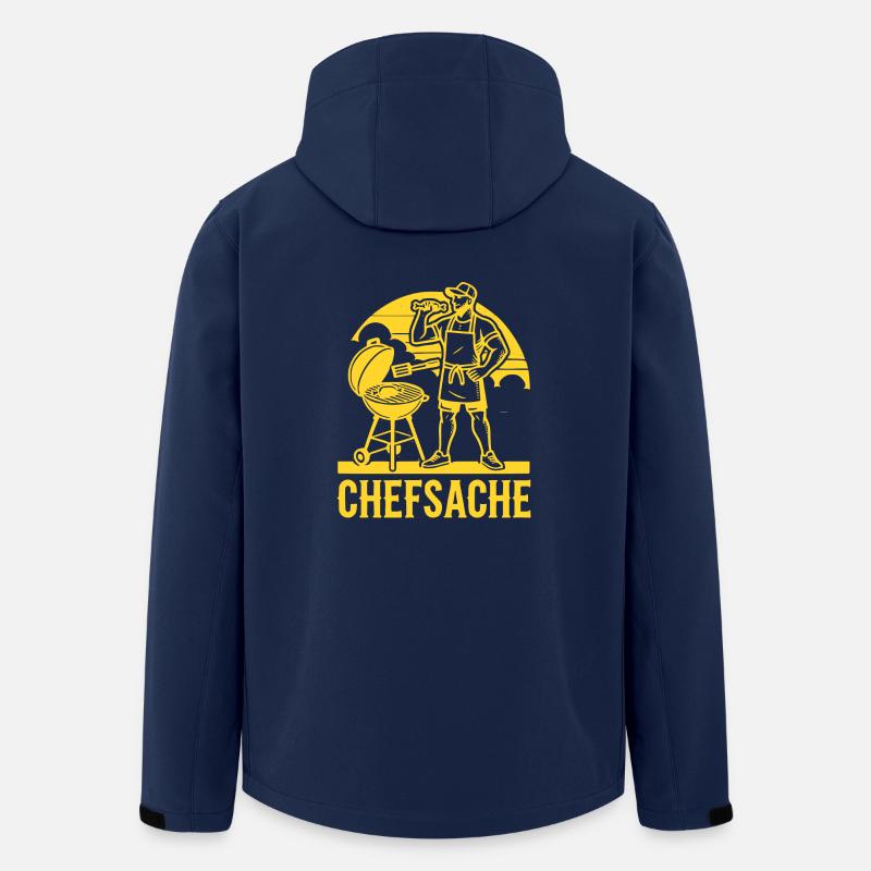 Grillen - Recycelte Männer Softshell-Jacke von Stanley/Stella - Navy