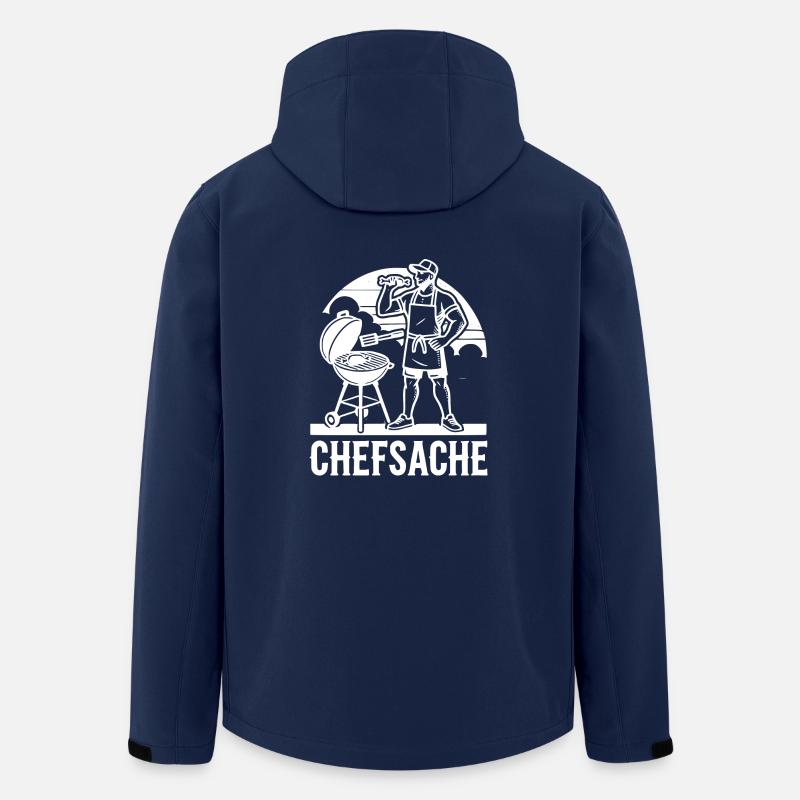 Grillen - Recycelte Männer Softshell-Jacke von Stanley/Stella - Navy