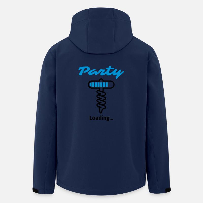 Party Loading... - Recycelte Männer Softshell-Jacke von Stanley/Stella - Navy