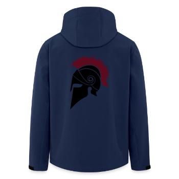 Guerrier de Sparte - Veste softshell homme en polyester recyclé Stanley/Stella - marine - Dos - AI Model Male 185 light (185cm)