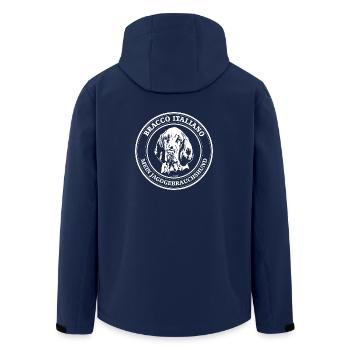 Bracco Italiano Jagdgebrauchshund Jagdhunde Hunde - Recycelte Männer Softshell-Jacke von Stanley/Stella - Navy - Hinten - AI Model Male 185 light (185cm)