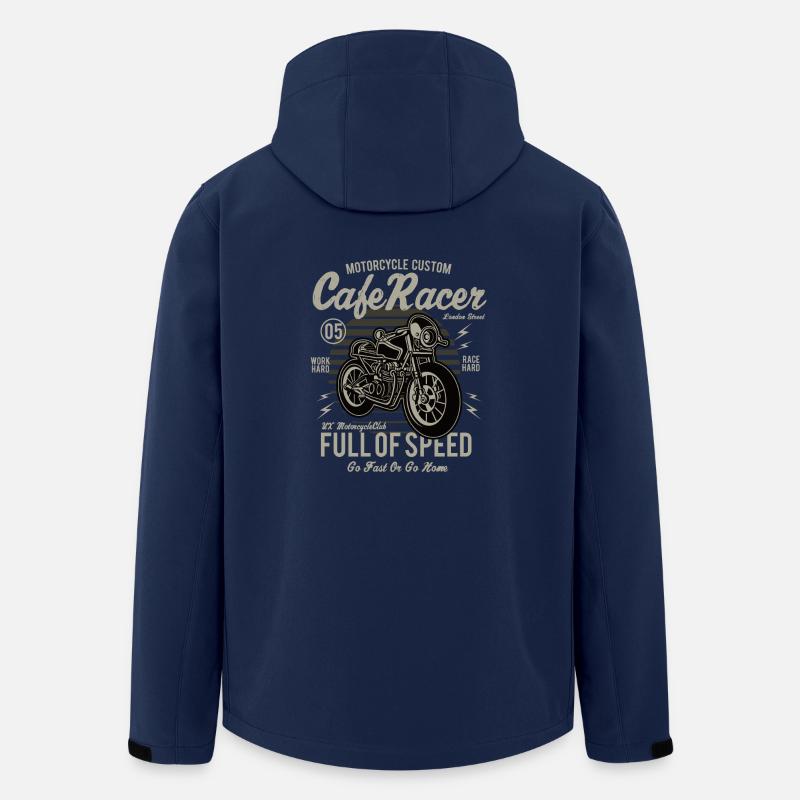 Cafe Racer - Recycelte Männer Softshell-Jacke von Stanley/Stella - Navy