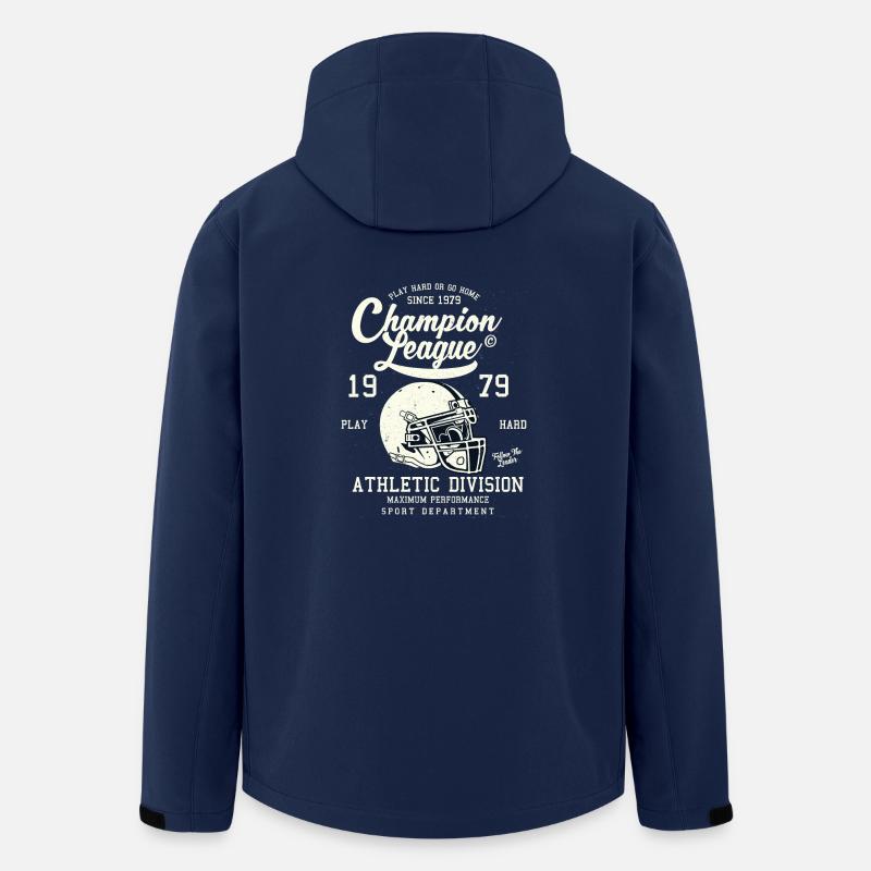 Champion League - Recycelte Männer Softshell-Jacke von Stanley/Stella - Navy